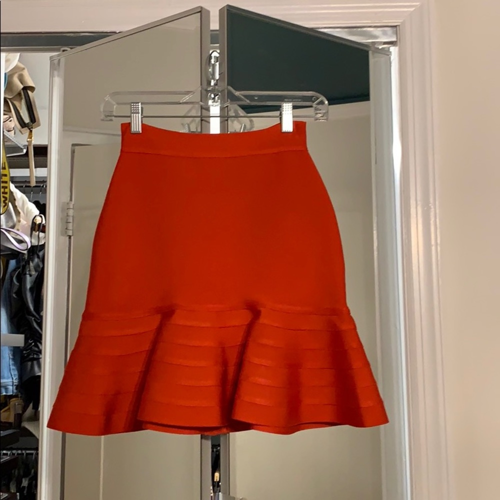 Bandage flare skirt